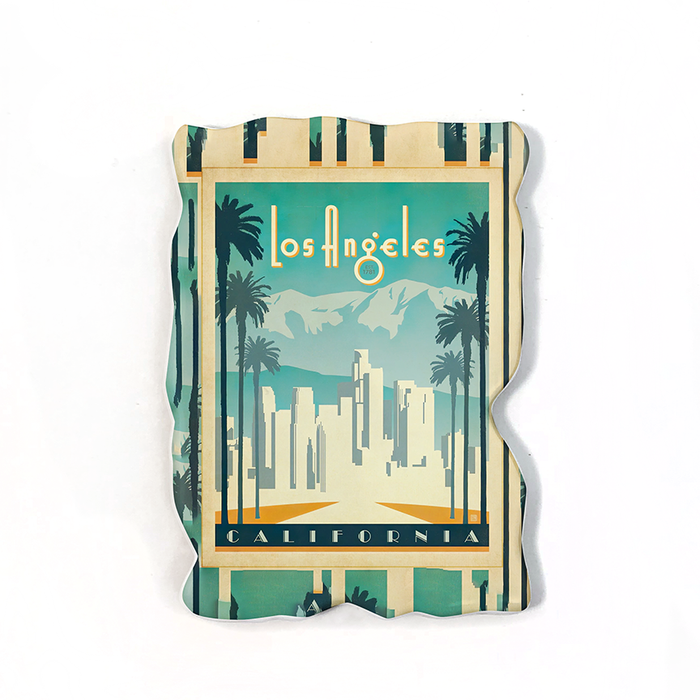 Sublimation Blank Porcelain Refrigerator Magnet