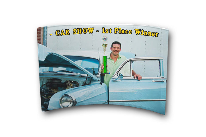 Curved Award Glass 6x8