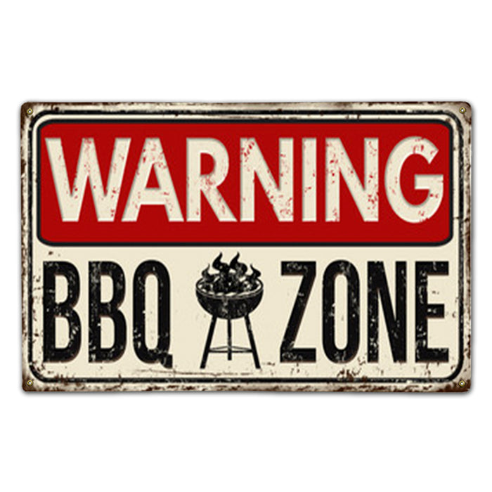 Sublimation Blank 9" x 14" Vintage Metal Sign