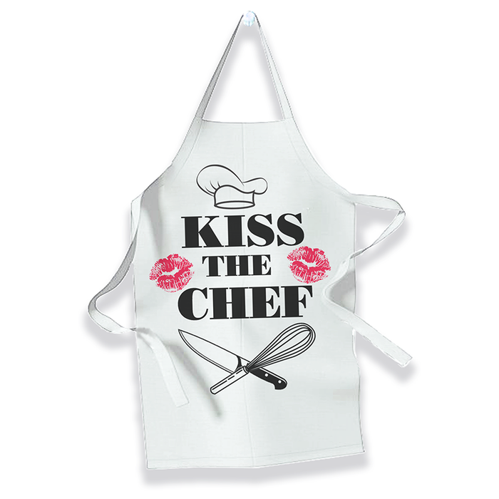 White Apron w-no pocket