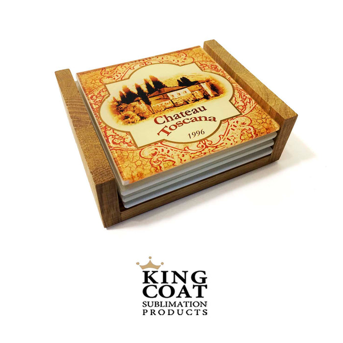 Sublimation Blank Glass Coasters - Square