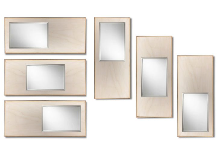 NEW!!!  Wood Plaque & Mirror Kit