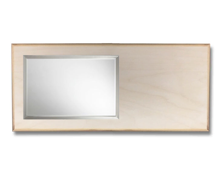 NEW!!!  Wood Plaque & Mirror Kit