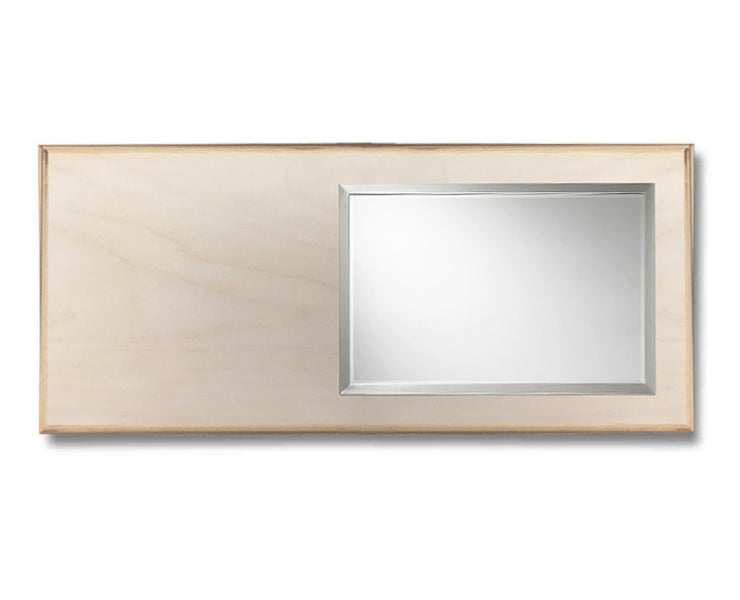 NEW!!!  Wood Plaque & Mirror Kit