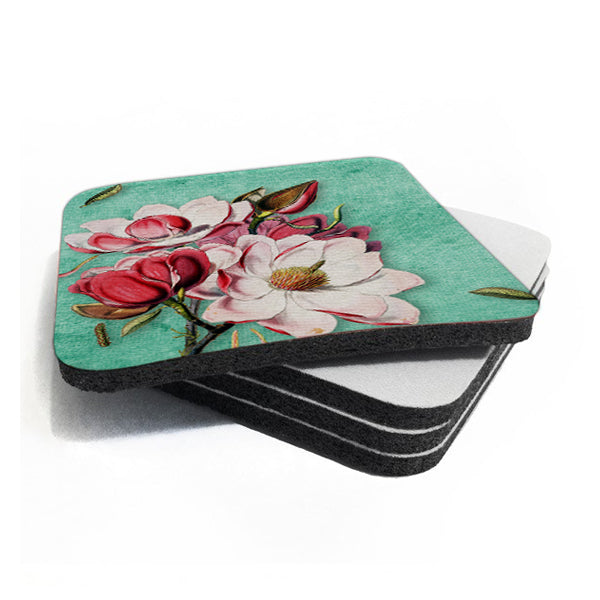 Sublimation Blank Mousepad Coasters - 3.75" x 3.75 x 1-8 " Square
