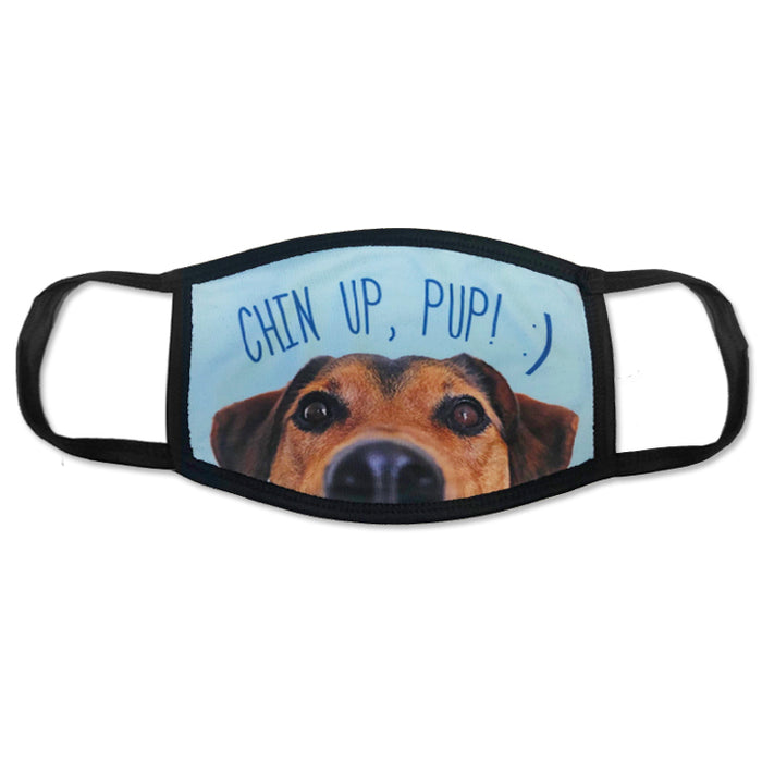 Sublimation Blank Face Masks with Black Trim-Blanks