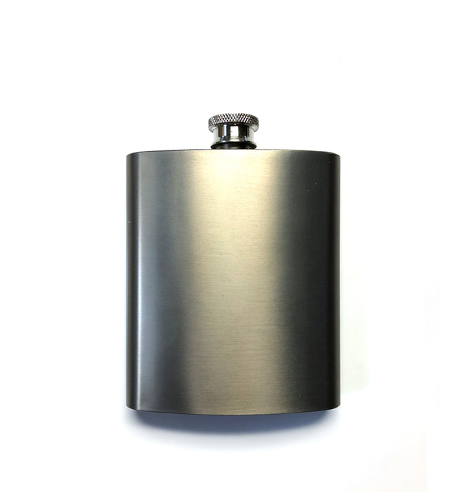 Sublimation Blank 8oz Silver Flask