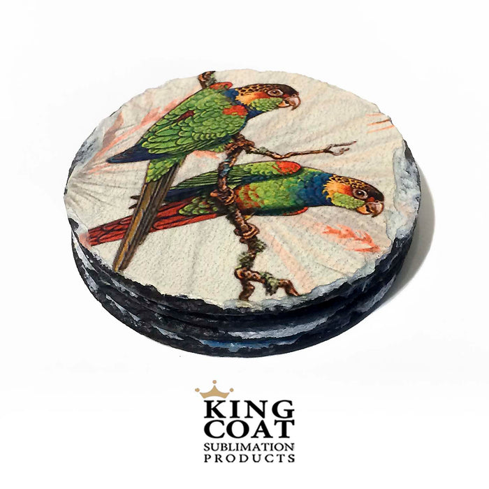 Sublimation Blank Round Slate Coasters