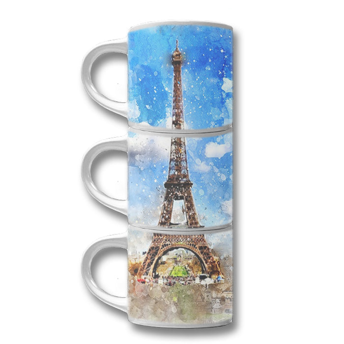 Sublimation Blank 15oz Stackable Ceramic Mugs