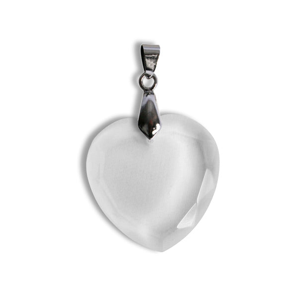 Sublimation Blank Crystal Heart Pendant
