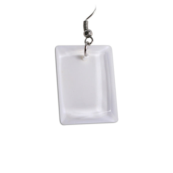 Sublimation Blank Crystal Rectangle Earring