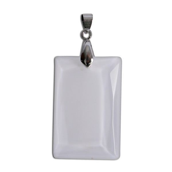 Sublimation Blank Crystal Rectangle Pendant Portrait
