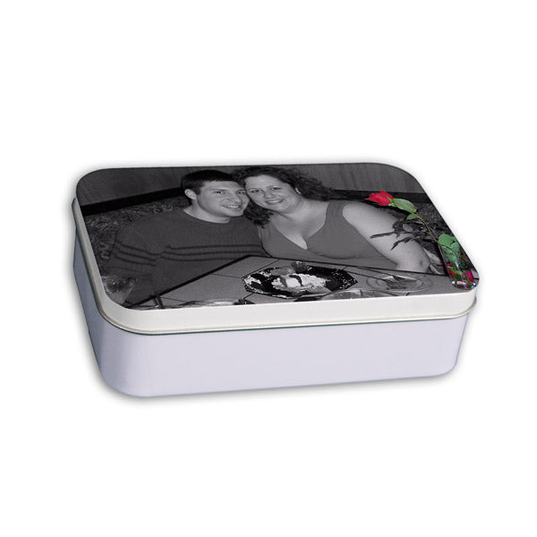 Sublimation Blank Gift Tin - 2.75" x 4"