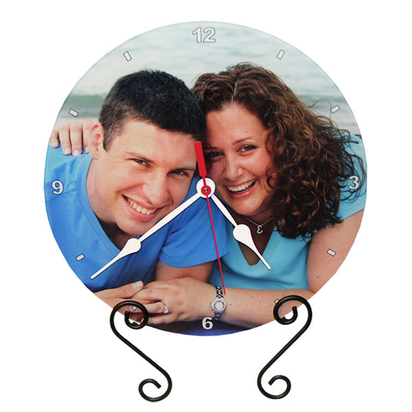 8" & 12" Wrought Iron Clock Stand