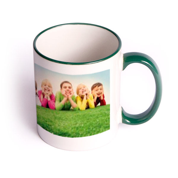 Green Lip and Handle Mugs