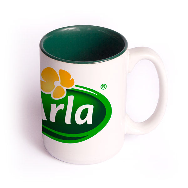 Green Two-Tone Mugs