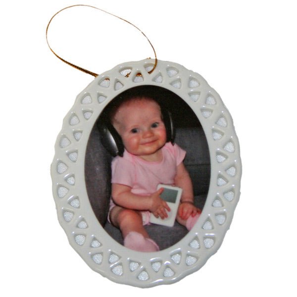 Two-Sided Porcelain Ornaments