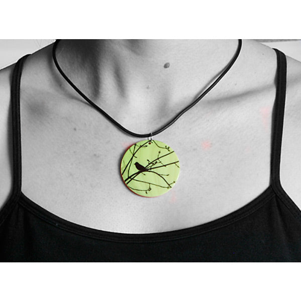 Sublimation Blank Round Shell Pendant