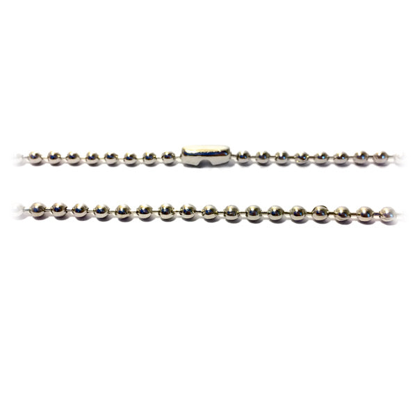 Sublimation Blank 24" Silver Ball Chain Necklace